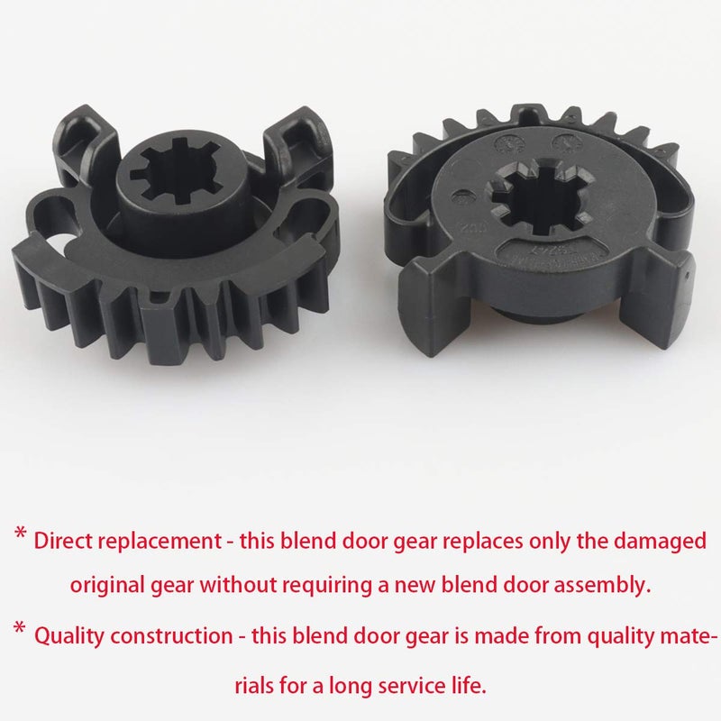 TeileHaus 2PCS HVAC Heater Blend Door Actuator Gear Kit Compatible with Jeep, Dodge - 2011 2012 2013 2014 2015 2016 2017 2018 Grand Cherokee, Durango - Replaces 68214880AA, 926-133, t6247 - Image 3